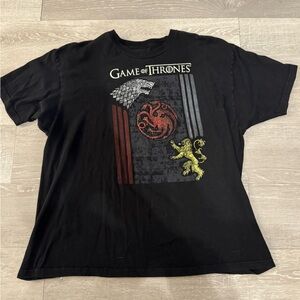 Game of Thrones Black Graphic‎ T-Shirt